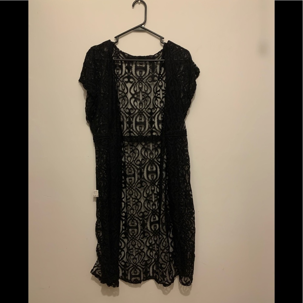 Light Lace Black Sweater